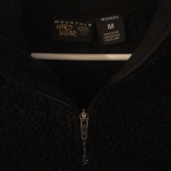 MOUNTAIN HARDWEAR WOMEN'S HIGH LOFT™ black zip front Teddy Bear jacket - Picture 6 of 8